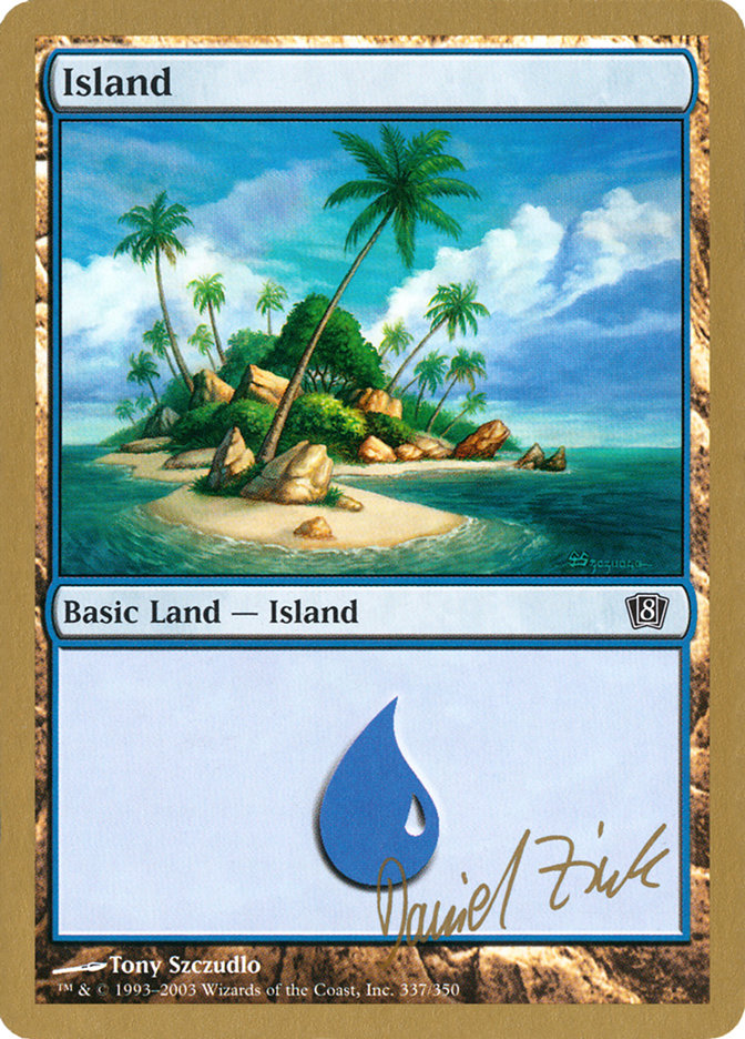 Island (dz337) (Daniel Zink) [World Championship Decks 2003] | Webway Games