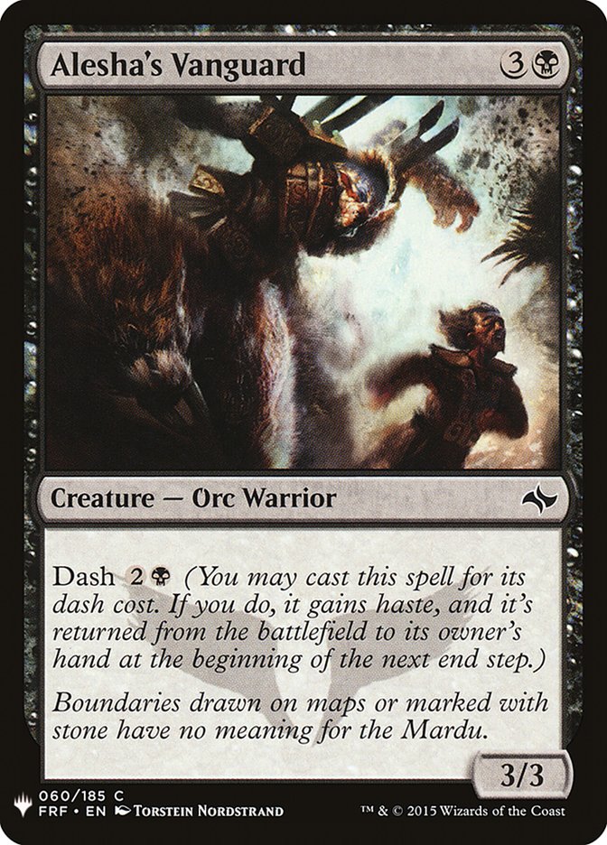 Alesha's Vanguard [Mystery Booster] | Webway Games