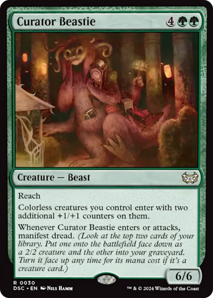 Curator Beastie [Duskmourn: House of Horror Commander] | Webway Games