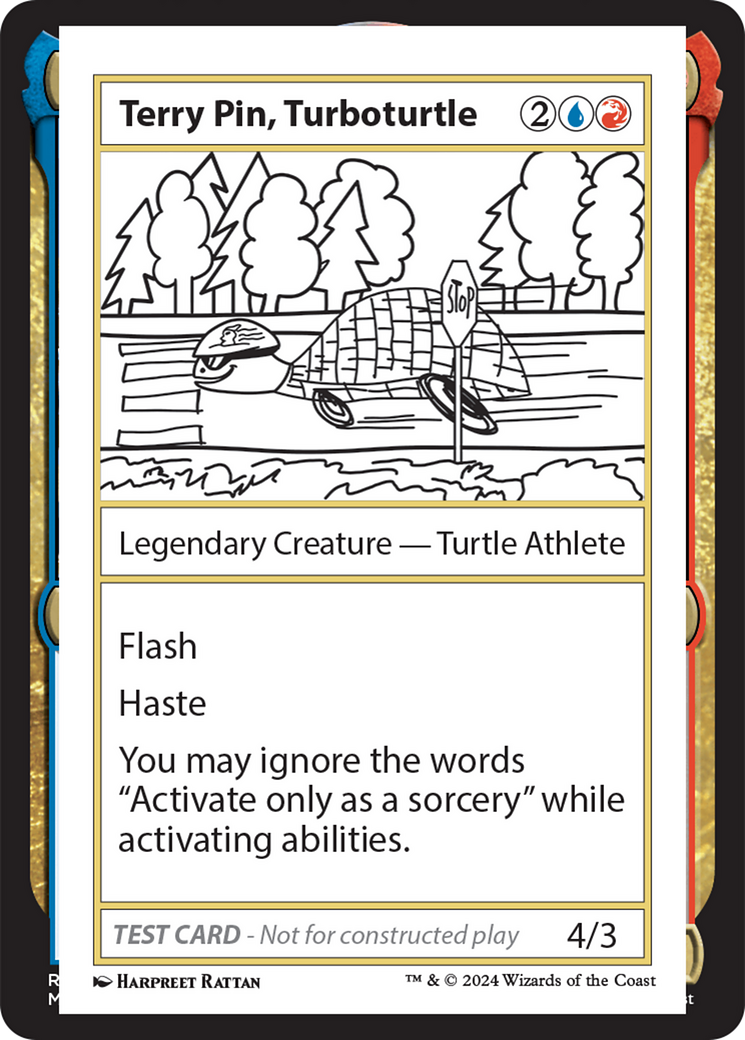 Terry Pin, Turboturtle [Mystery Booster 2 Playtest Cards] | Webway Games
