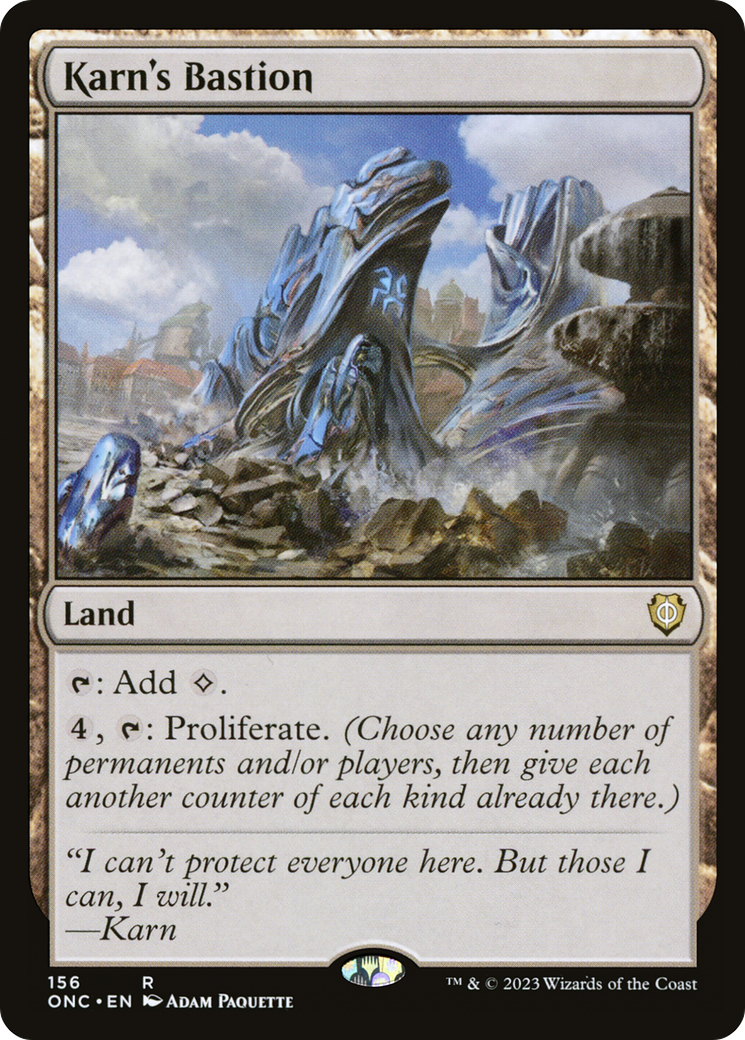 Karn's Bastion [Phyrexia: All Will Be One Commander] | Webway Games