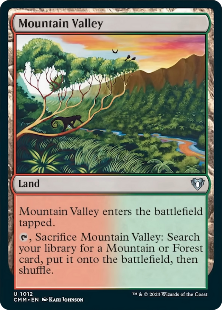 Mountain Valley [Commander Masters] | Webway Games