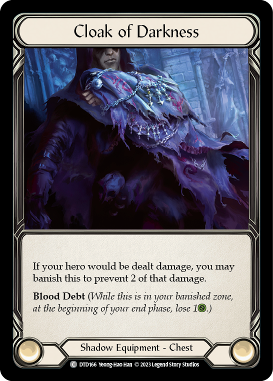 Cloak of Darkness [DTD166] (Dusk Till Dawn)  Cold Foil | Webway Games