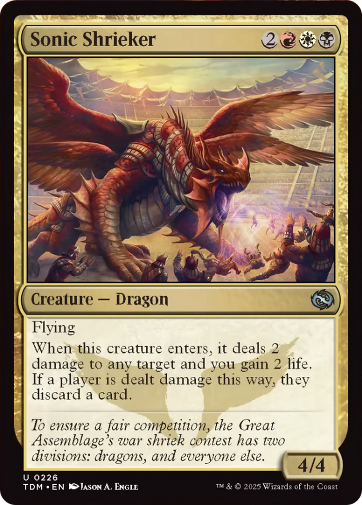 Sonic Shrieker [Tarkir: Dragonstorm] | Webway Games