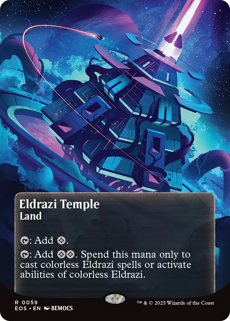 Eldrazi Temple (0059) (Borderless) [Edge of Eternities: Stellar Sights] | Webway Games