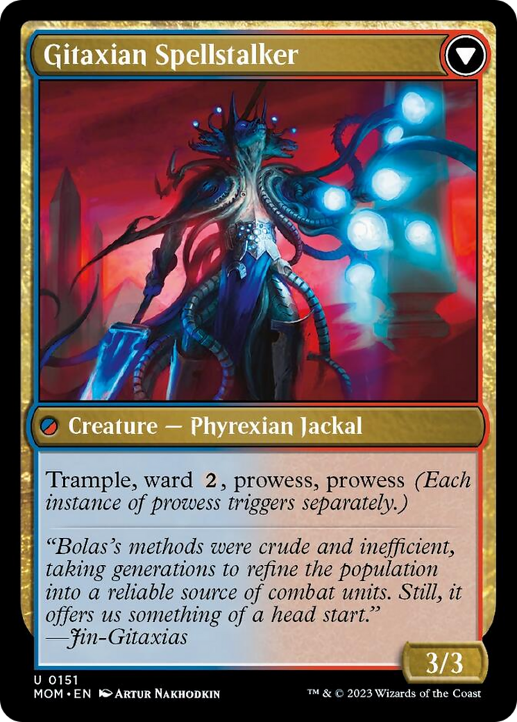 Khenra Spellspear // Gitaxian Spellstalker [March of the Machine] | Webway Games