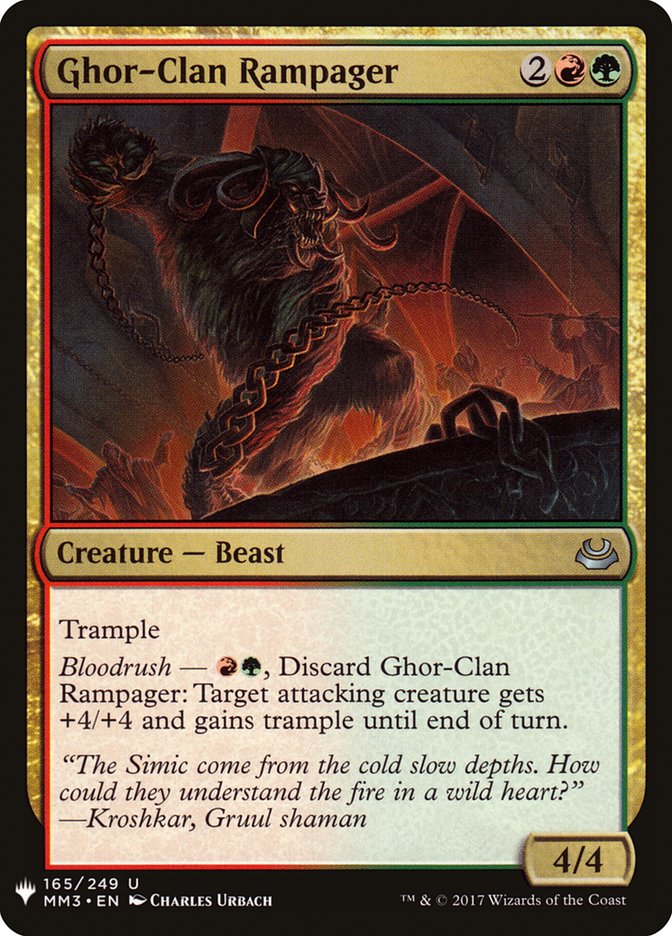 Ghor-Clan Rampager [Mystery Booster] | Webway Games
