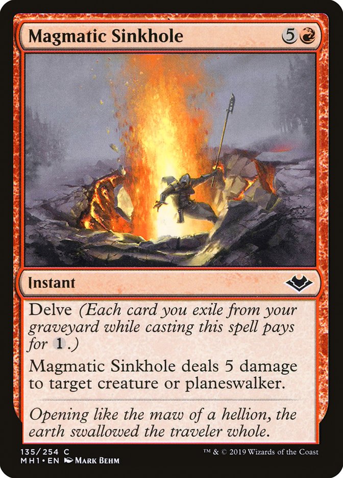 Magmatic Sinkhole [Modern Horizons] | Webway Games