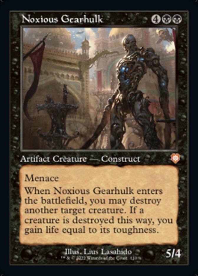Noxious Gearhulk (Retro) [The Brothers' War Commander] | Webway Games
