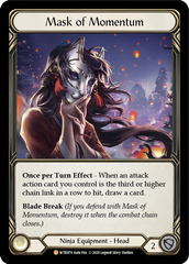 Mask of Momentum [U-WTR079] (Welcome to Rathe Unlimited)  Unlimited Rainbow Foil | Webway Games