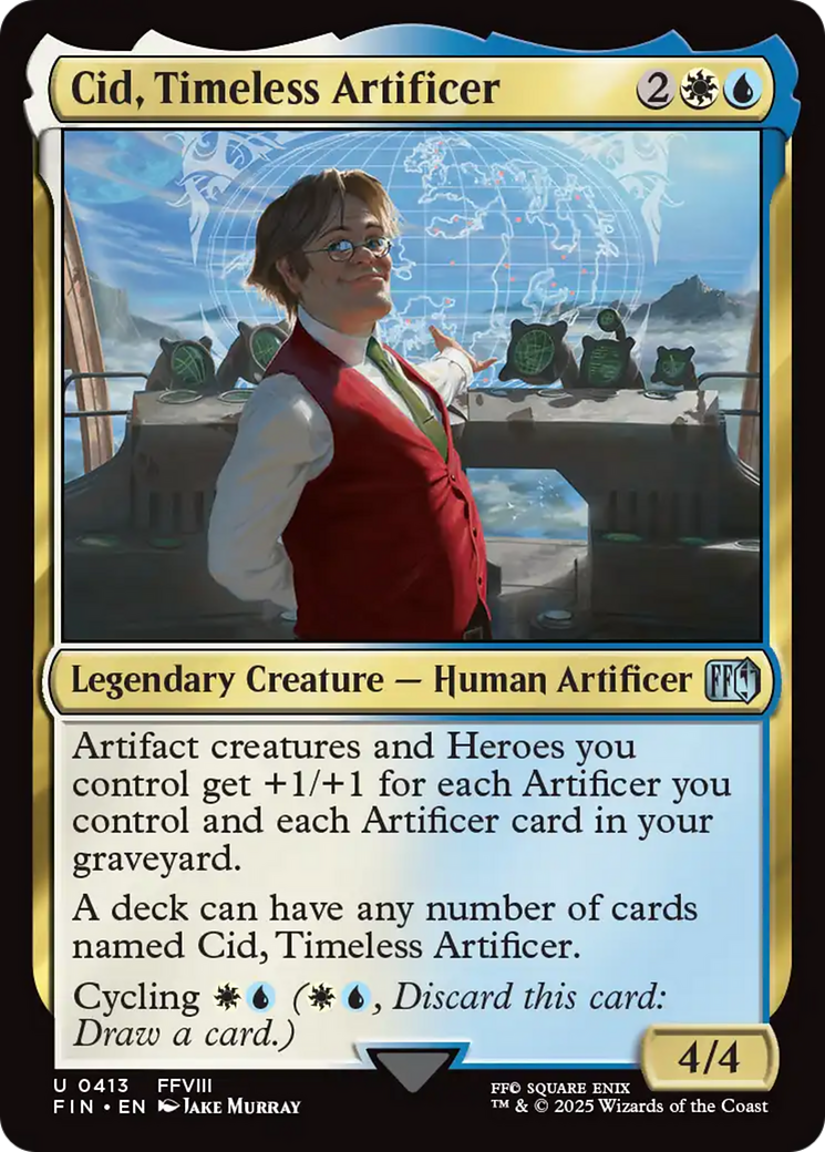 Cid, Timeless Artificer (0413) [FINAL FANTASY] | Webway Games