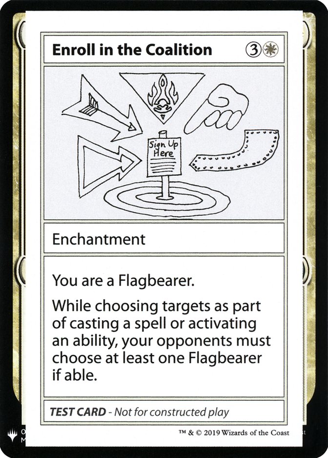 Enroll in the Coalition [Mystery Booster Playtest Cards] | Webway Games