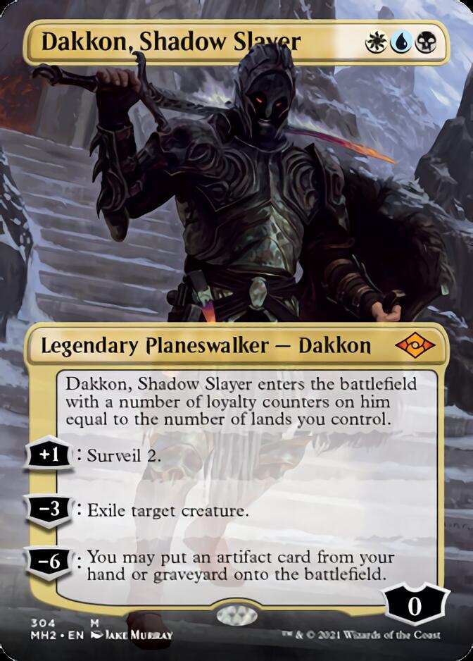 Dakkon, Shadow Slayer (Borderless) [Modern Horizons 2] | Webway Games