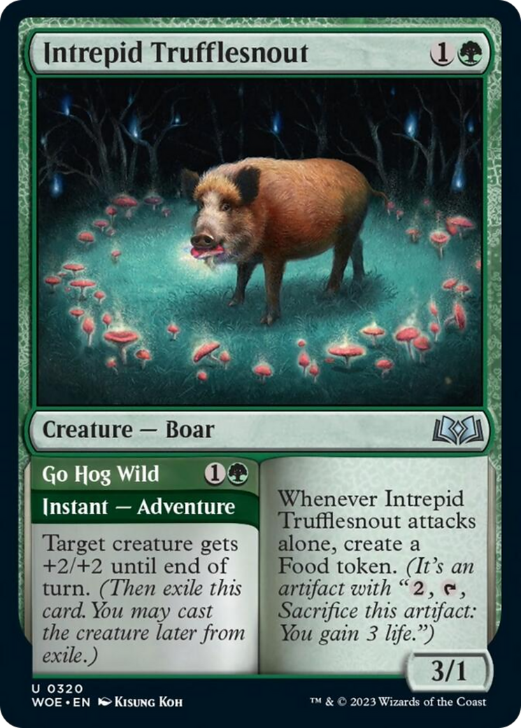Intrepid Trufflesnout // Go Hog Wild [Wilds of Eldraine] | Webway Games