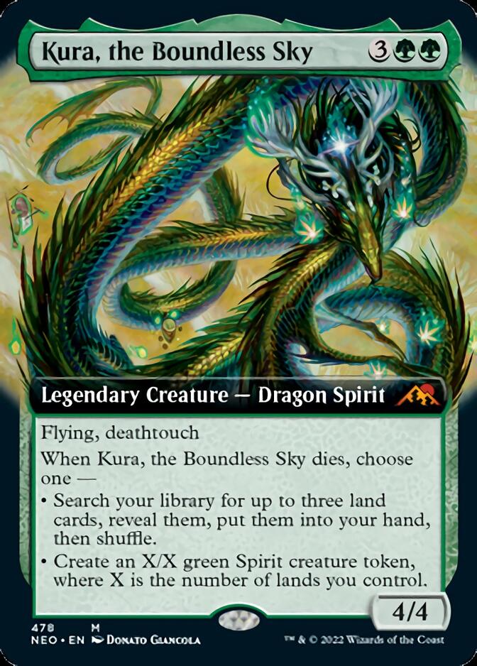 Kura, the Boundless Sky (Extended Art) [Kamigawa: Neon Dynasty] | Webway Games