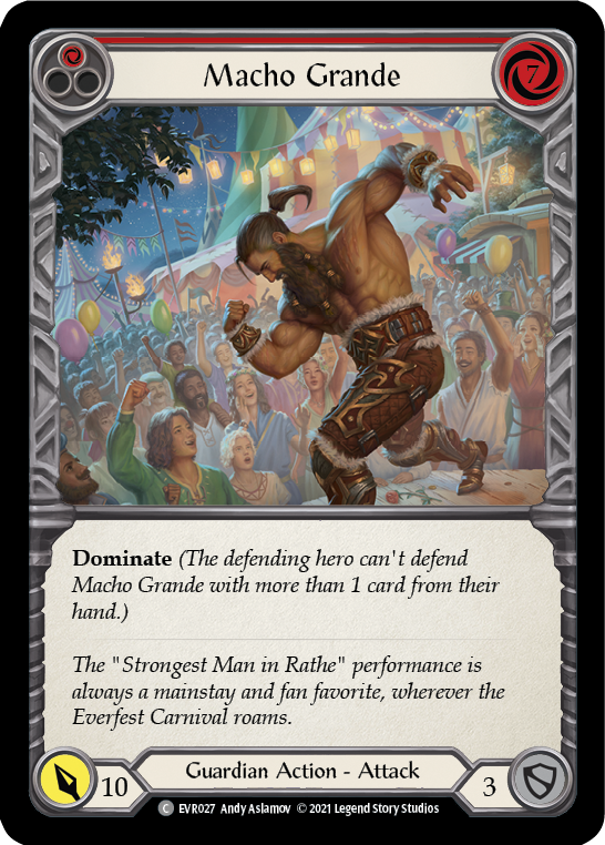 Macho Grande (Red) [EVR027] (Everfest)  1st Edition Normal | Webway Games