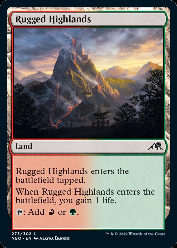 Rugged Highlands [Kamigawa: Neon Dynasty] | Webway Games