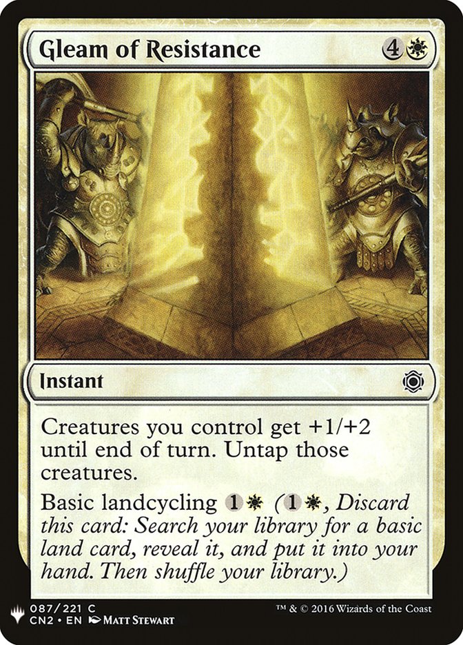 Gleam of Resistance [Mystery Booster] | Webway Games