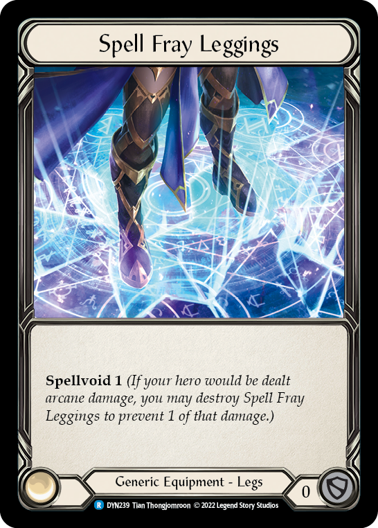 Spell Fray Leggings [DYN239] (Dynasty)  Rainbow Foil | Webway Games