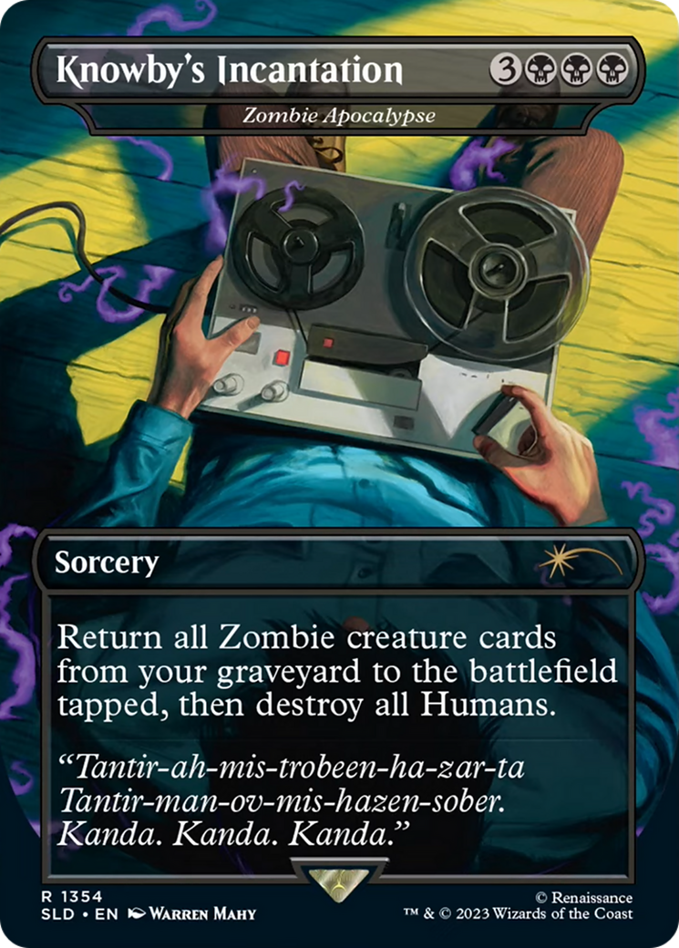 Knowby's Incantation - Zombie Apocalypse [Secret Lair Drop Series] | Webway Games