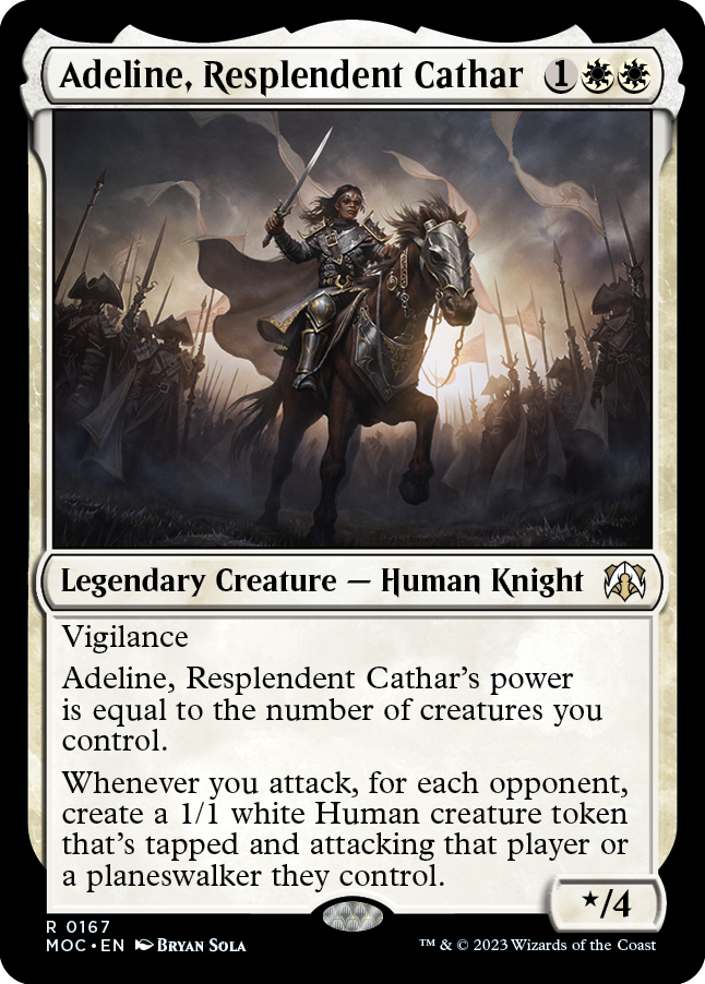 Adeline, Resplendent Cathar [March of the Machine Commander] | Webway Games