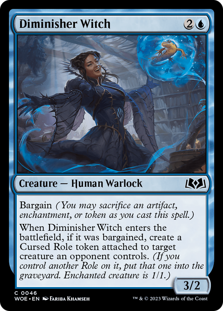 Diminisher Witch [Wilds of Eldraine] | Webway Games