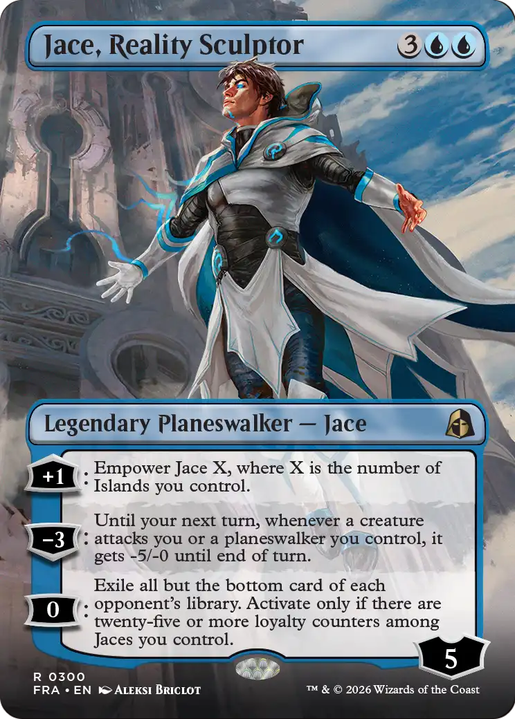 Jace, Reality Sculptor (Borderless) [Reality Fracture] | Webway Games