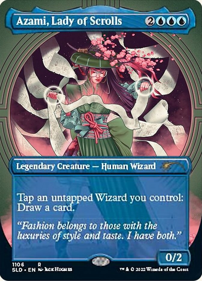 Azami, Lady of Scrolls (Borderless) [Secret Lair Drop Series] | Webway Games