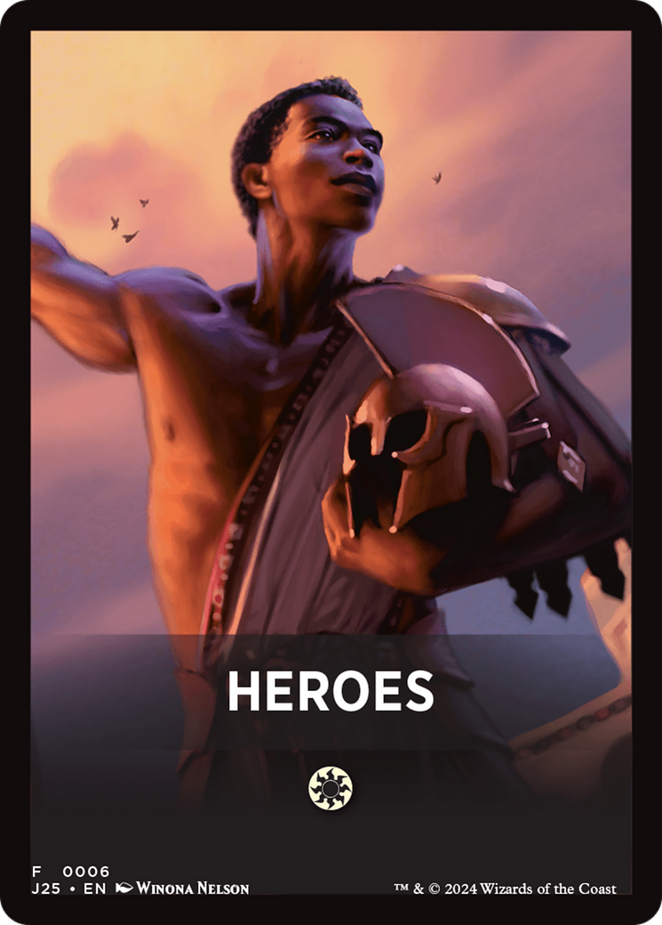 Heroes Theme Card [Foundations Jumpstart Front Cards] | Webway Games