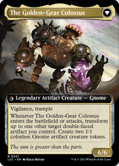 Tetzin, Gnome Champion // The Golden-Gear Colossus (Extended Art) [The Lost Caverns of Ixalan Commander] | Webway Games