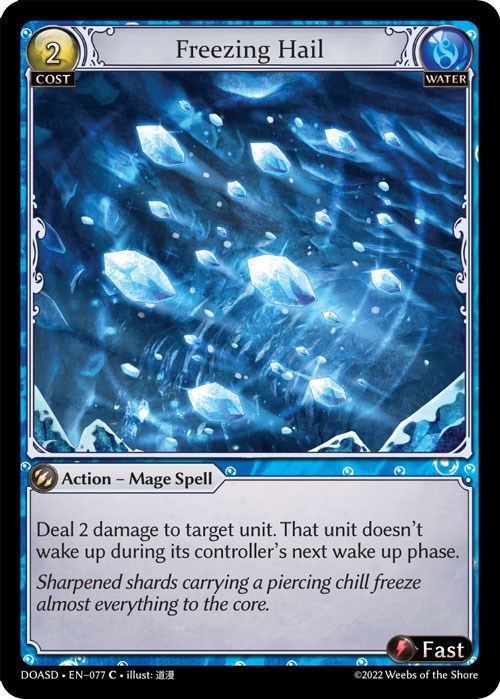 Freezing Hail (077) [Dawn of Ashes: Starter Decks] | Webway Games