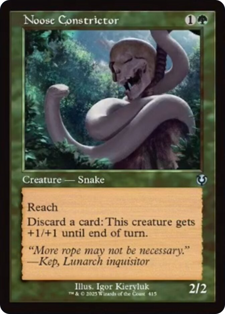 Noose Constrictor (Retro Frame) [Innistrad Remastered] | Webway Games