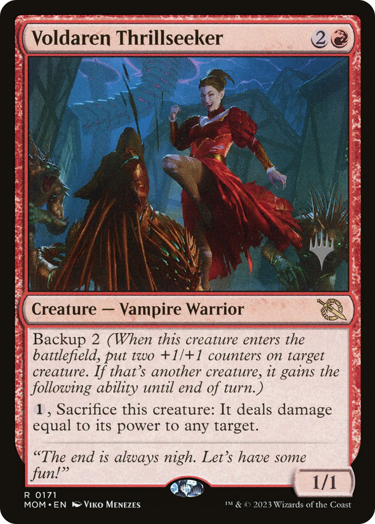 Voldaren Thrillseeker (Promo Pack) [March of the Machine Promos] | Webway Games