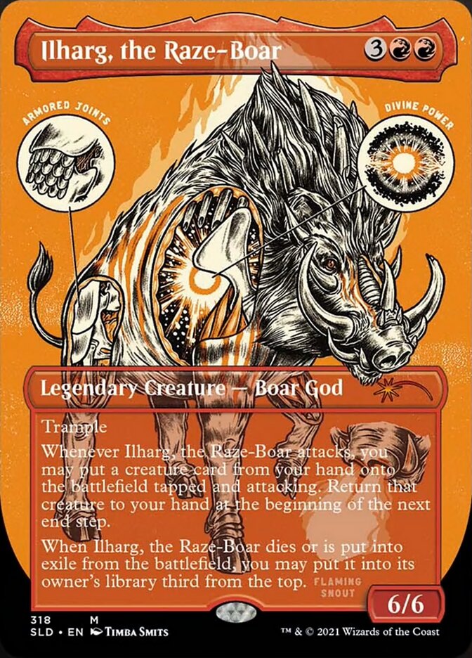 Ilharg, the Raze-Boar (Borderless) [Secret Lair Drop Series] | Webway Games