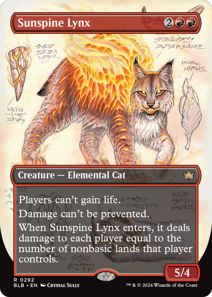 Sunspine Lynx (Borderless) [Bloomburrow] | Webway Games