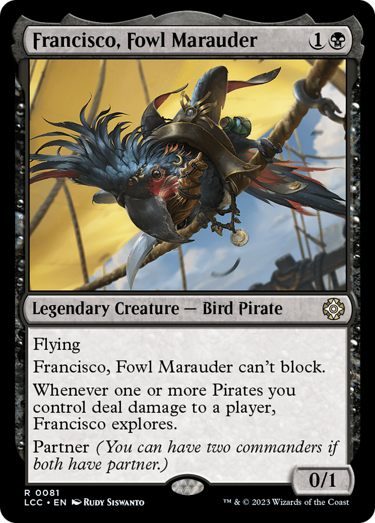 Francisco, Fowl Marauder [The Lost Caverns of Ixalan Commander] | Webway Games