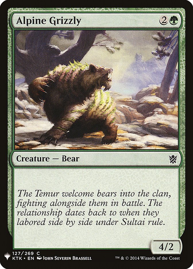 Alpine Grizzly [Mystery Booster] | Webway Games