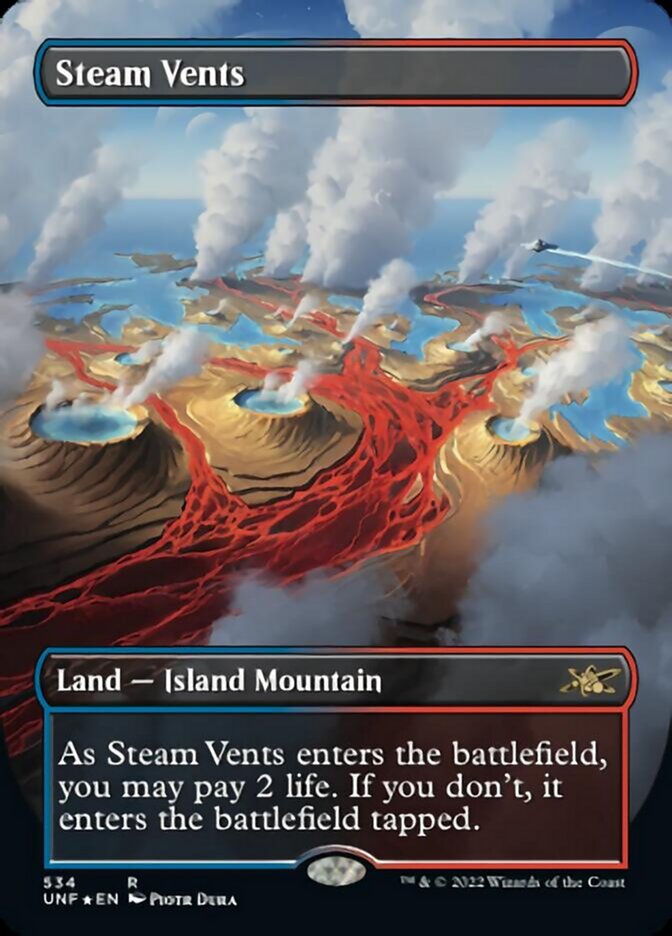 Steam Vents (Borderless) (Galaxy Foil) [Unfinity] | Webway Games