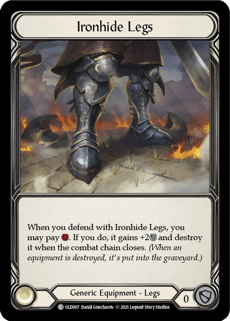 Ironhide Legs [OLD007] (Tales of Aria Oldhim Blitz Deck)  1st Edition Normal | Webway Games