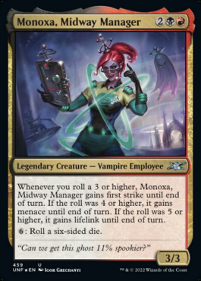 Monoxa, Midway Manager (Galaxy Foil) [Unfinity] | Webway Games