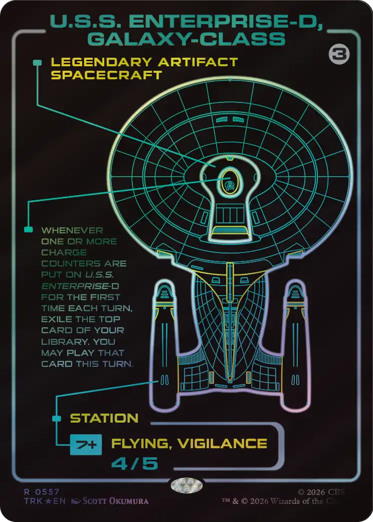 U.S.S. Enterprise-D, Galaxy-Class (Showcase) [Star Trek] | Webway Games
