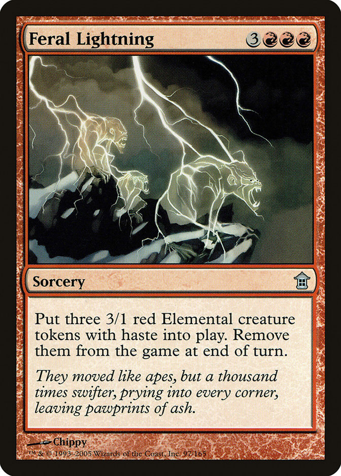 Feral Lightning [Saviors of Kamigawa] | Webway Games