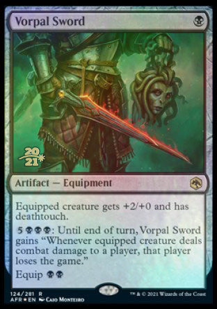 Vorpal Sword [Dungeons & Dragons: Adventures in the Forgotten Realms Prerelease Promos] | Webway Games