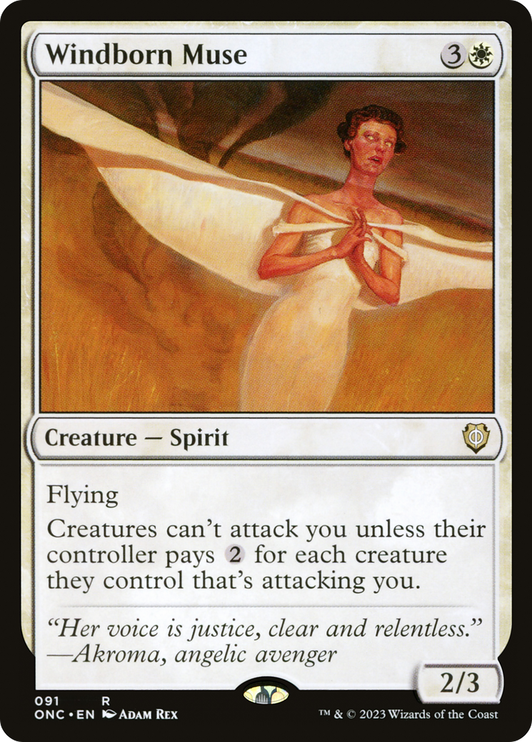 Windborn Muse [Phyrexia: All Will Be One Commander] | Webway Games