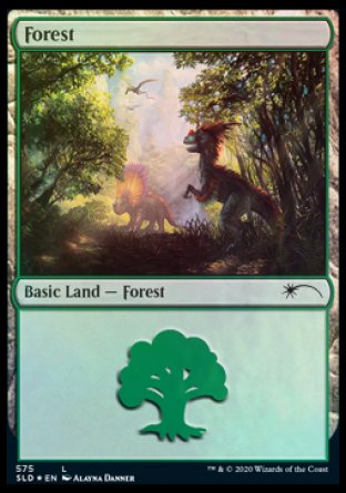 Forest (Dinosaurs) (575) [Secret Lair Drop Promos] | Webway Games
