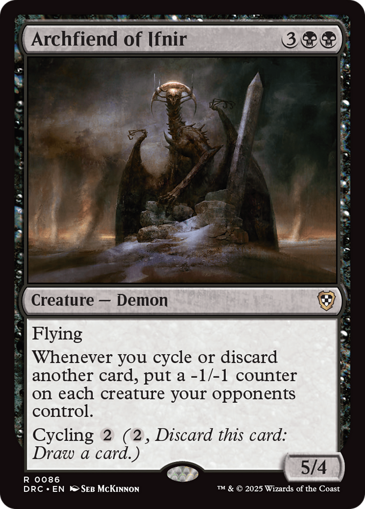 Archfiend of Ifnir [Aetherdrift Commander] | Webway Games