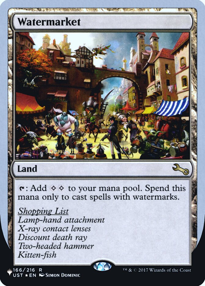 Watermarket (Unfinity Foil Edition) [The List] | Webway Games