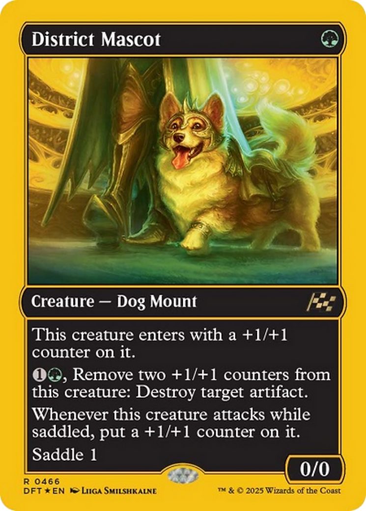 District Mascot (First-Place Foil) [Aetherdrift] | Webway Games