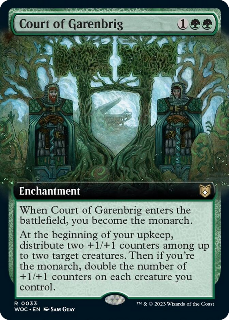Court of Garenbrig (Extended Art) [Wilds of Eldraine Commander] | Webway Games