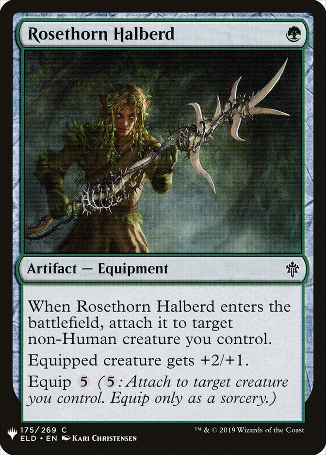 Rosethorn Halberd [Mystery Booster] | Webway Games